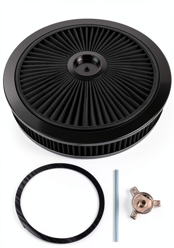 Air Filter Housing TEKKOAUTO Aluminum 5-1/8in Neck-1