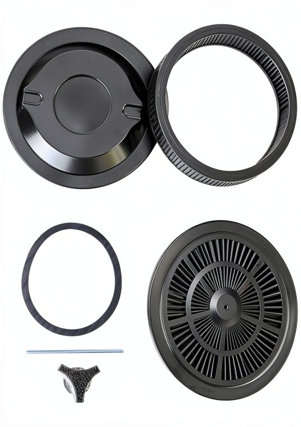 Air Filter Housing TEKKOAUTO Aluminum 5-1/8in Neck-7