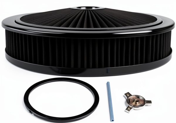Air Filter Housing TEKKOAUTO Aluminum 5-1/8in Neck-5