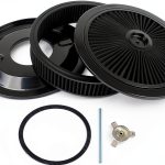 Air Filter Housing TEKKOAUTO Aluminum 5-1/8in Neck-0