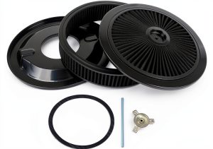 Air Filter Housing TEKKOAUTO Aluminum 5-1/8in Neck-0
