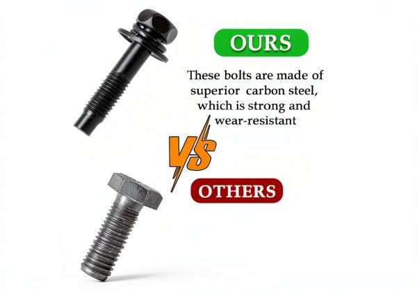 YGDMD Air Filter Box Cover Screw Carbon Steel-4