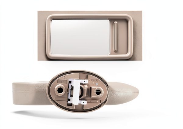 Aeagle Toyota Highlander Sun Visor Beige Left/Right Fit for 2004-2013-3