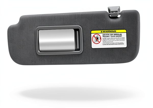 Aeagle Sun Visor Grey for Hyundai Elantra 2011-2015 Left Right Pair-4