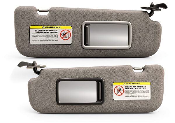 Aeagle Sun Visor Grey for Hyundai Elantra 2011-2015 Left Right Pair-0