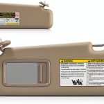 Aeagle Toyota Highlander Sun Visor Beige Left/Right Fit for 2004-2013-0
