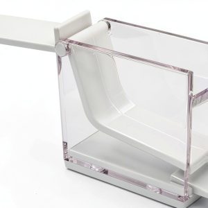 Cotton Roll Dispenser Uxsiya Dental Press Organizer White-0