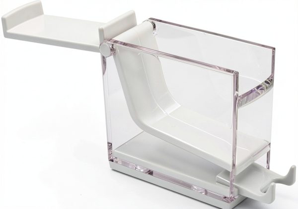 Cotton Roll Dispenser Uxsiya Dental Press Organizer White-0