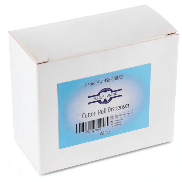 Cotton Roll Dispenser 100225 HSB White by House Brand Dentistry-3