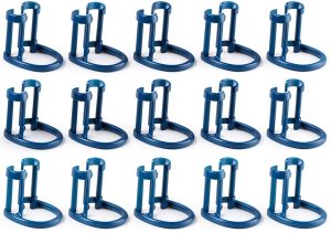 Dental Cotton Roll Holder Clip Disposable 100pcs Blue Plastic AmeriCan-0
