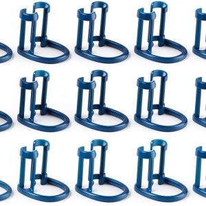 Dental Cotton Roll Holder Clip Disposable 100pcs Blue Plastic AmeriCan-0