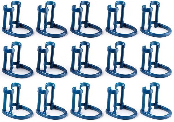 Dental Cotton Roll Holder Clip Disposable 100pcs Blue Plastic AmeriCan-0