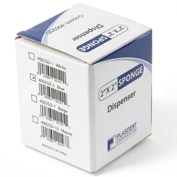 Dental Dispenser Sponge Blue 4002SD by Plasdent – Compact 10x10x10in-2