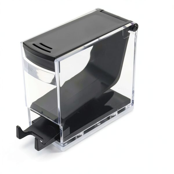 Cotton Roll Dispenser SOLUSTRE Press Organizer Black Nonslip Base-5