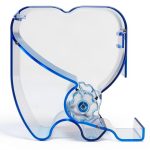 Dental Blue Cotton Roll Dispenser Holder Organizer - 2-Piece Set-0