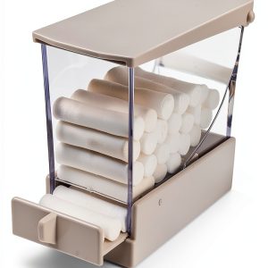 Plasdent Cotton Roll Dispenser, Pull Style (White)-0