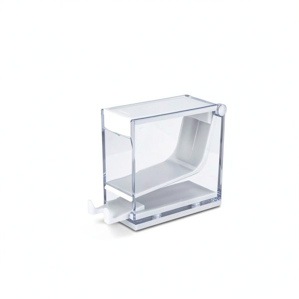 Press on Cotton Rolls Holder Agatige Nonslip White-1