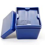 Dental Gauze Dispenser MDS Blue 2" x 2" Spring Loaded Sponge Holder-0