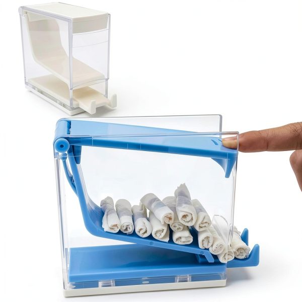 Dental Cotton Roll Dispenser Luck Duck Organizer Hygienic Nonslip Base-1