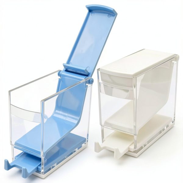 Dental Cotton Roll Dispenser Luck Duck Organizer Hygienic Nonslip Base-5