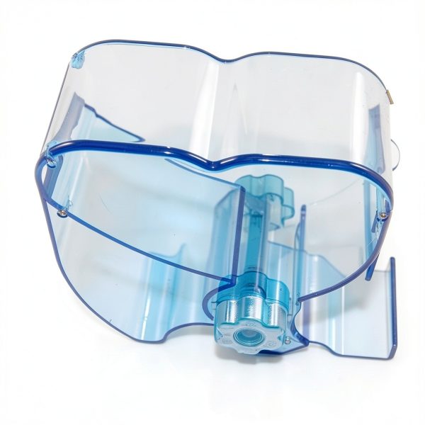 Dental Blue Cotton Roll Dispenser Holder Organizer - 2-Piece Set-1