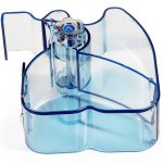 Dental Cotton Roll Dispenser ZJchao Sturdy Plastic Box Blue Design-0