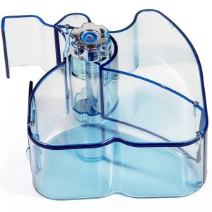 Dental Cotton Roll Dispenser ZJchao Sturdy Plastic Box Blue Design-0
