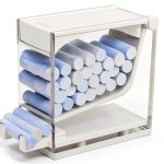 Press on Cotton Rolls Holder Agatige Nonslip White-0