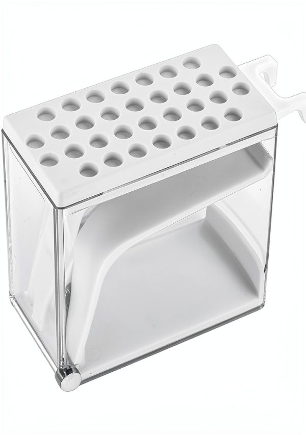 Press on Cotton Rolls Holder Agatige Nonslip White-8