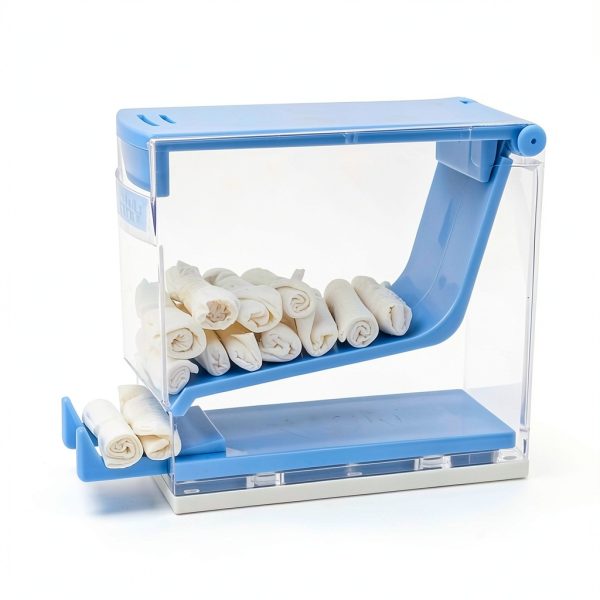 Dental Cotton Roll Dispenser Luck Duck Organizer Hygienic Nonslip Base-2