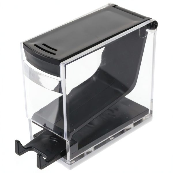 Cotton Roll Dispenser SOLUSTRE Press Organizer Black Nonslip Base-0