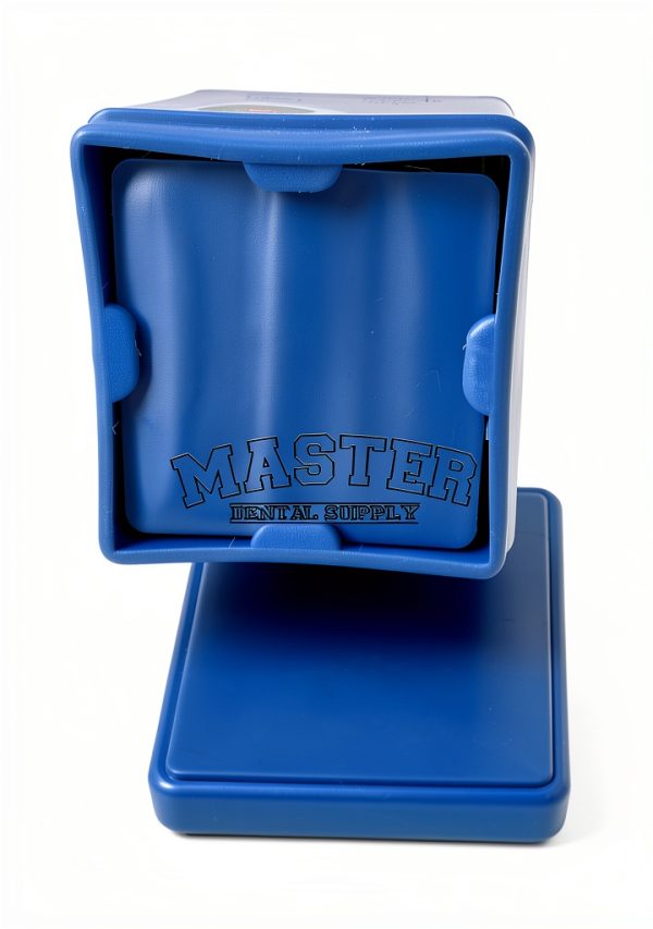 Dental Gauze Dispenser MDS Blue 2" x 2" Spring Loaded Sponge Holder-1