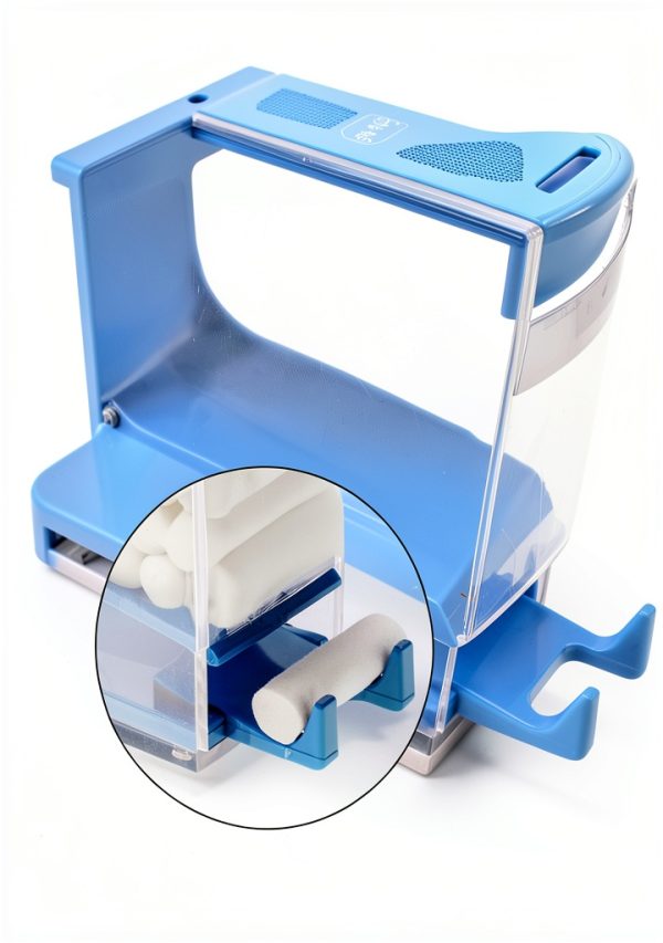 Dental Cotton Roll Dispenser Holder Press 3Pcs Multi Color SeeFDENT-6